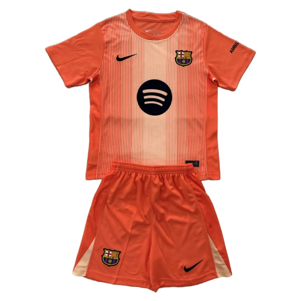 FC Barcelona Keeper Tenue Kind 2025/26 Oranje FC Barcelona Keeper Tenue Kind 2025/26 Oranje