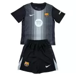 FC Barcelona Keeper Tenue Kind 2025/26 Zwarte