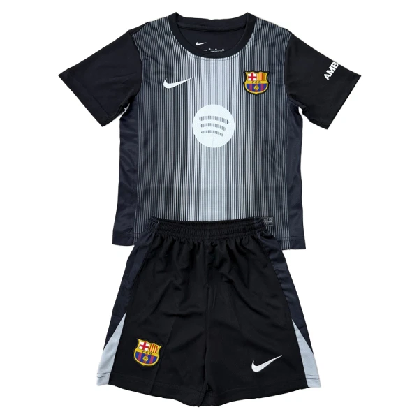 FC Barcelona Keeper Tenue Kind 2025/26 Zwarte FC Barcelona Keeper Tenue Kind 2025/26 Zwarte