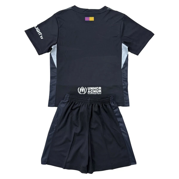 FC Barcelona Keeper Tenue Kind 2025/26 Zwarte