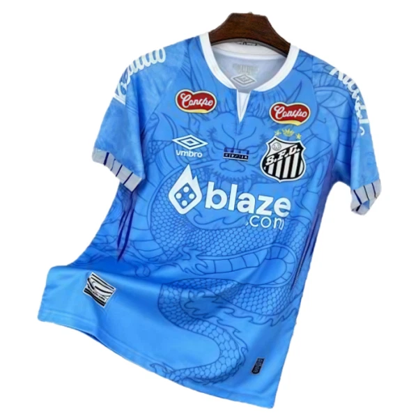 Santos FC Dragon Shirt Heren 2025/26 Blauwe Santos FC Dragon Shirt Heren 2025/26 Blauwe