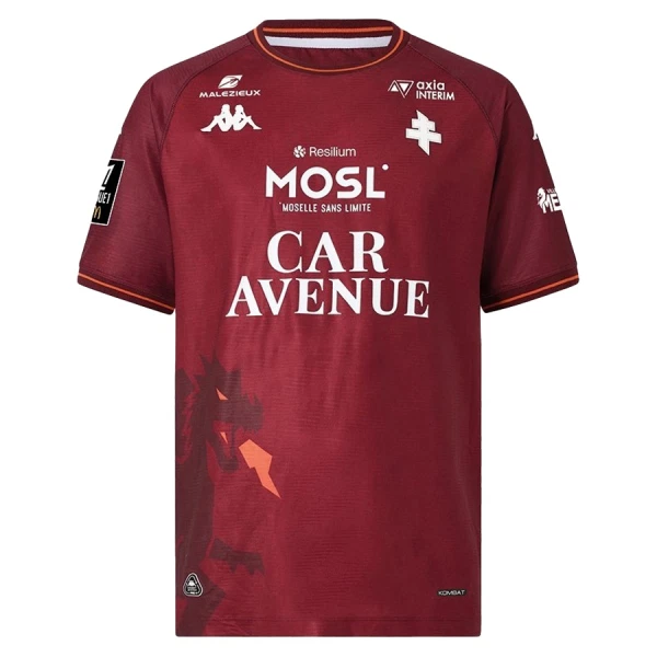 FC Metz Shirt Heren Thuis 2025/26 FC Metz Shirt Heren Thuis 2025/26