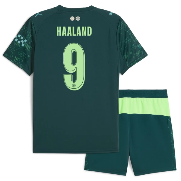 Manchester City Haaland 9 Tenue Kind Vierde EA Sport 2025/26 Manchester City Haaland 9 Tenue Kind Vierde EA Sport 2025/26