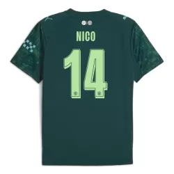 Manchester City Nico 14 Shirt Heren Vierde EA Sport 2025/26 Manchester City Nico 14 Shirt Heren Vierde EA Sport 2025/26