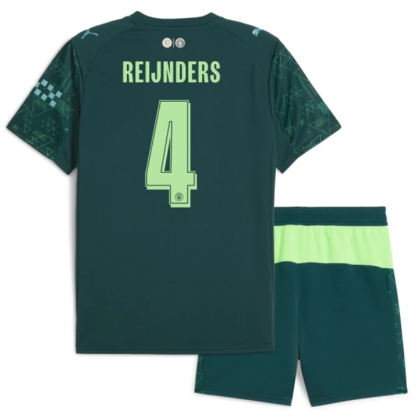 Manchester City Reijnders 4 Tenue Kind Vierde EA Sport 2025/26 Manchester City Reijnders 4 Tenue Kind Vierde EA Sport 2025/26