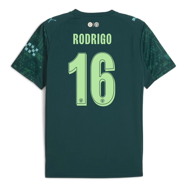 Manchester City Rodrigo 16 Shirt Heren Vierde EA Sport 2025/26 Manchester City Rodrigo 16 Shirt Heren Vierde EA Sport 2025/26