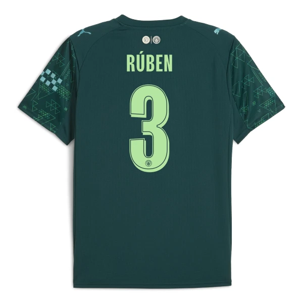 Manchester City Rúben 3 Shirt Heren Vierde EA Sport 2025/26 Manchester City Rúben 3 Shirt Heren Vierde EA Sport 2025/26