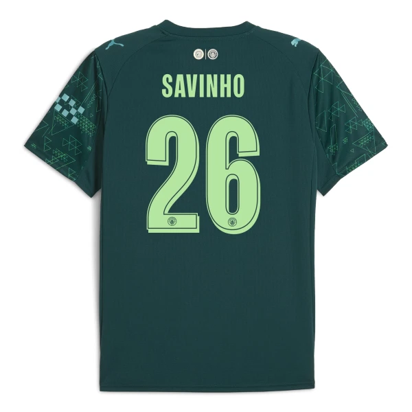 Manchester City Savinho 26 Shirt Heren Vierde EA Sport 2025/26 Manchester City Savinho 26 Shirt Heren Vierde EA Sport 2025/26