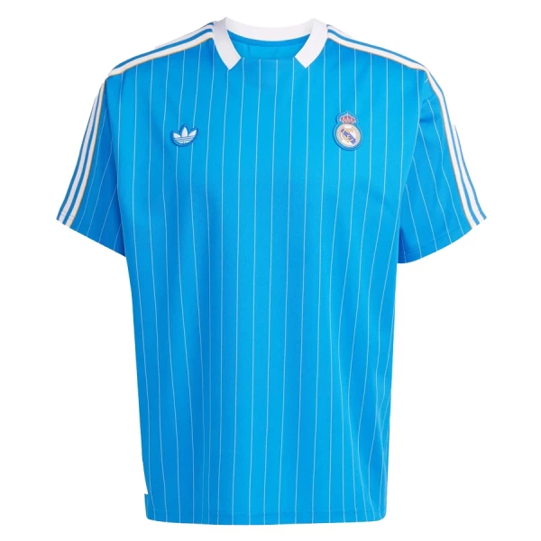 Real Madrid Terrace Icons Shirt Heren 2025/26 Blauwe Real Madrid Terrace Icons Shirt Heren 2025/26 Blauwe