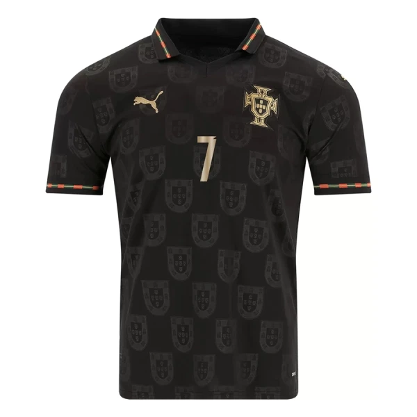 Portugal Black Panther Ronaldo 7 Shirt Heren 2025/26 - Speciaal