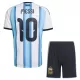 Argentinië Messi 10 Tenue Kind Thuis WK 2026