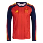 Spanje Shirt Heren Thuis WK 2026 Lange Mouw