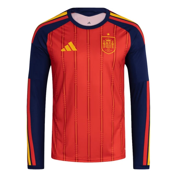 Spanje Shirt Heren Thuis WK 2026 Lange Mouw
