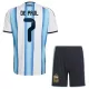 Argentinië De Paul 7 Tenue Kind Thuis WK 2026