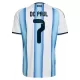 Argentinië De Paul 7 Tenue Kind Thuis WK 2026