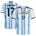Argentinië Garnacho 17 Shirt Heren Thuis WK 2026
