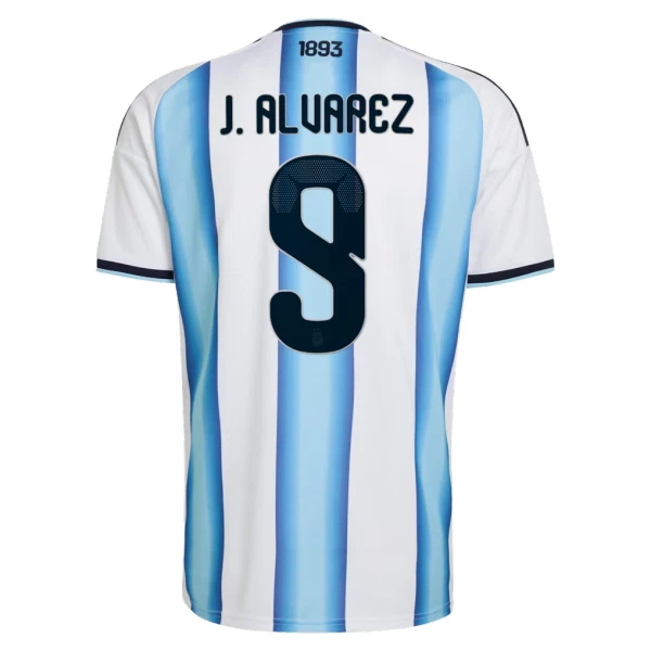 Argentinië J. Alvarez 9 Shirt Heren Thuis WK 2026