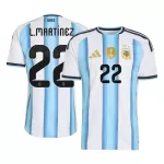 Argentinië Lautaro Martinez 22 Shirt Heren Thuis WK 2026