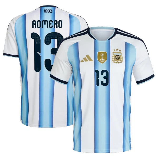 Argentinië Romero 13 Shirt Heren Thuis WK 2026 Argentinië Romero 13 Shirt Heren Thuis WK 2026