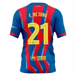 FC Barcelona Frenkie de Jong 21 Shirt Heren Vierde 2025/26