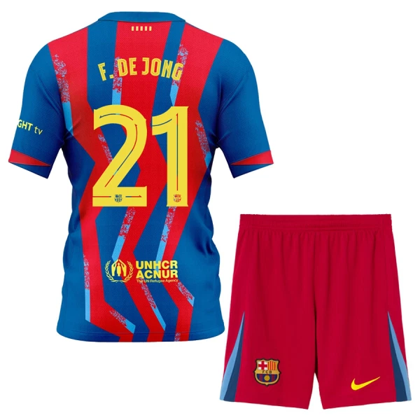 FC Barcelona Frenkie de Jong 21 Tenue Kind Vierde 2025/26