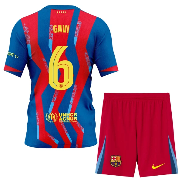 FC Barcelona Gavi 6 Tenue Kind Vierde 2025/26