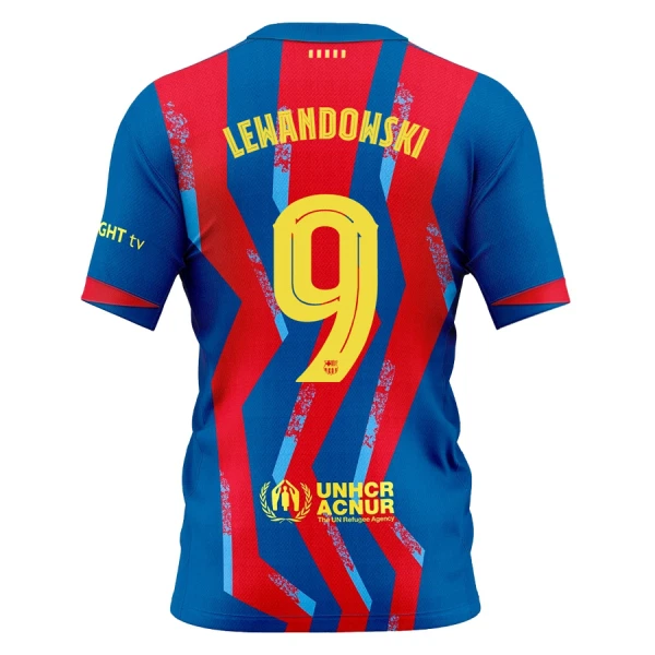 FC Barcelona Lewandowski 9 Shirt Heren Vierde 2025/26
