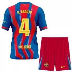 FC Barcelona R. Araujo 4 Tenue Kind Vierde 2025/26