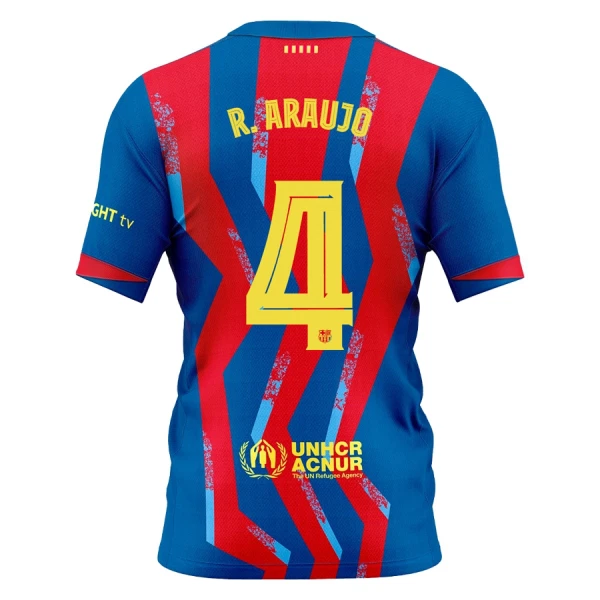 FC Barcelona R. Araujo 4 Tenue Kind Vierde 2025/26