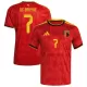 België De Bruyne 7 Shirt Heren Thuis WK 2026