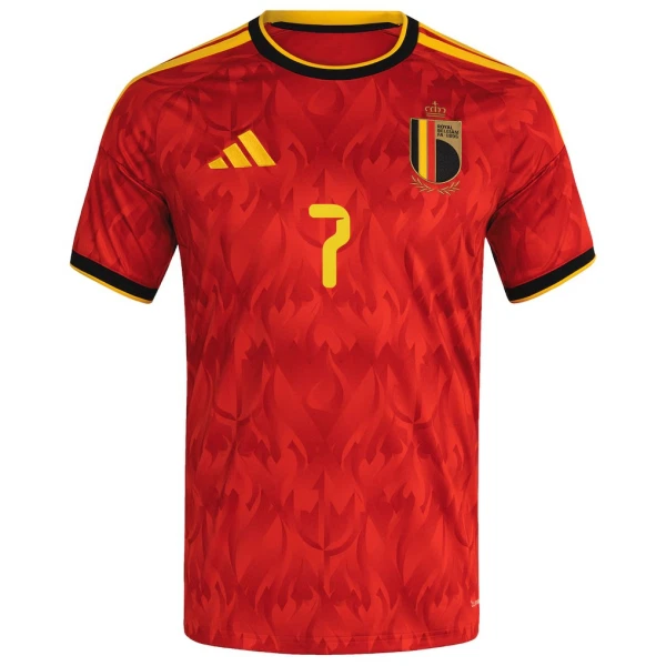België De Bruyne 7 Shirt Heren Thuis WK 2026