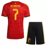 België De Bruyne 7 Tenue Kind Thuis WK 2026
