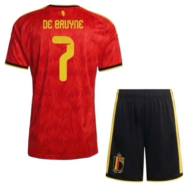 België De Bruyne 7 Tenue Kind Thuis WK 2026