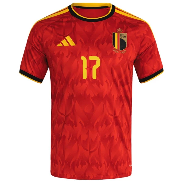 België De Ketelaere 17 Shirt Heren Thuis WK 2026