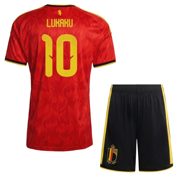 België Lukaku 10 Tenue Kind Thuis WK 2026