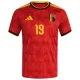 België Openda 19 Shirt Heren Thuis WK 2026