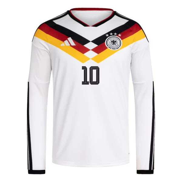 Duitsland Musiala 10 Shirt Heren Thuis WK 2026 Lange Mouw