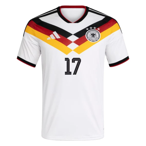 Duitsland Wirtz 17 Shirt Heren Thuis WK 2026