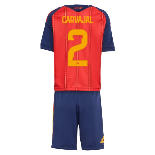 Spanje Carvajal 2 Tenue Kind Thuis WK 2026