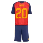 Spanje Pedri 20 Tenue Kind Thuis WK 2026