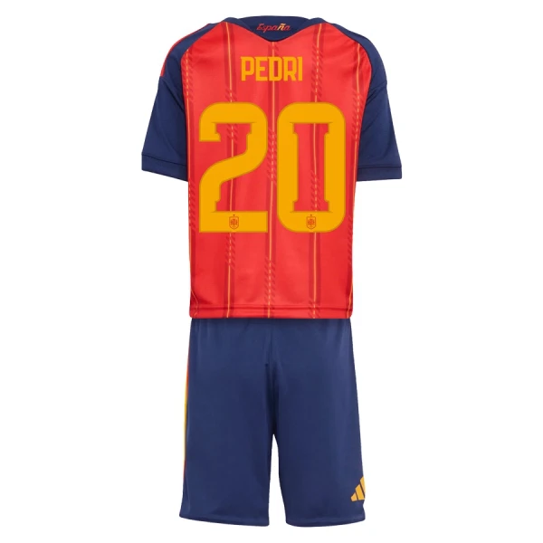 Spanje Pedri 20 Tenue Kind Thuis WK 2026