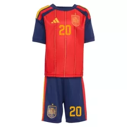 Spanje Pedri 20 Tenue Kind Thuis WK 2026