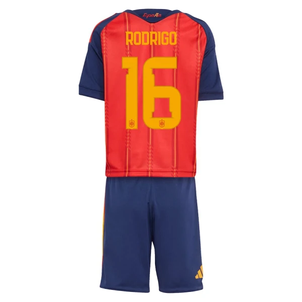 Spanje Rodrigo 16 Tenue Kind Thuis WK 2026