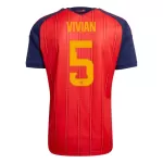 Spanje Vivian 5 Shirt Heren Thuis WK 2026
