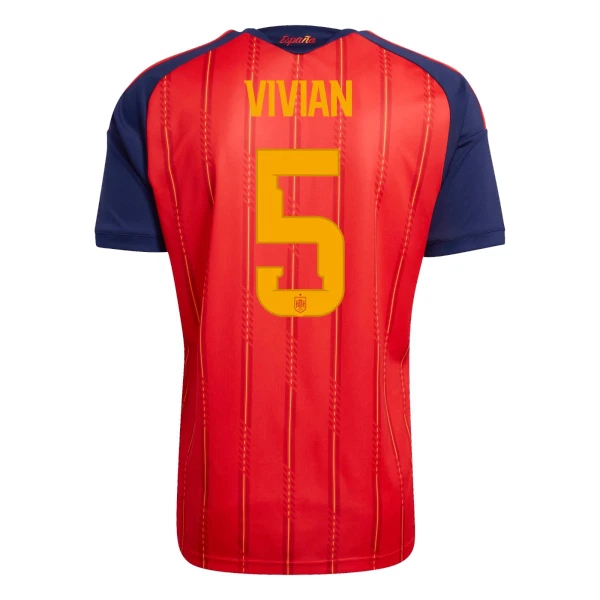 Spanje Vivian 5 Shirt Heren Thuis WK 2026