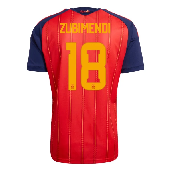 Spanje ZUBIMENDI 18 Shirt Heren Thuis WK 2026
