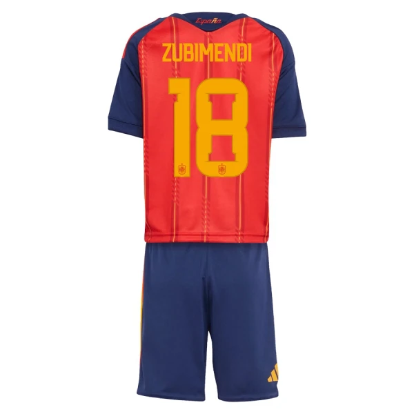 Spanje ZUBIMENDI 18 Tenue Kind Thuis WK 2026
