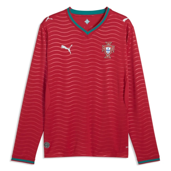Portugal Shirt Heren Thuis WK 2026 Lange Mouw