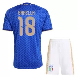 Italië Barella 18 Tenue Kind Thuis WK 2026