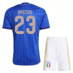 Italië Bastoni 23 Tenue Kind Thuis WK 2026
